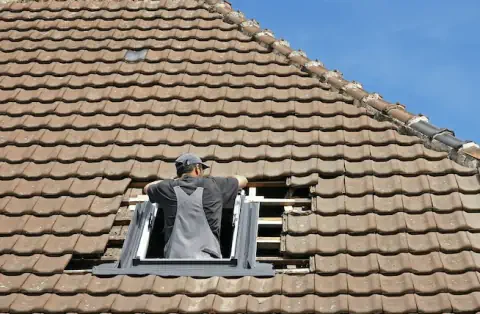 Pose de velux - La Muraz